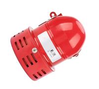 Asixxsix Mini Metal Motor Alarm with 120dB Voice Size, High Temperature, Low Temperature, Easy Installation, Stable Performance - Red MS-190 for Factory, Construction
