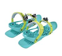 Asixxsix Mini Ski Skates, Compact Adjustable Design for Easy Direction Control Snowblades, Short Snowskates with Storage Bag for Winter Sports Snow Parks Hiking Backyard