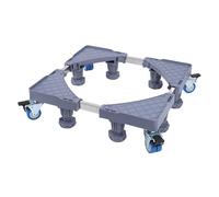 Asixxsix Mobile Base with 4 Locking Wheels and 8 Feet, 41-64cm Heavy Duty Mobile Furniture Dolly for Washer Dryer Washing Machine Stand Pedestal for Refrigerator Washer and Dryer