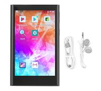 Asixxsix Mp3 Player with Bluetooth and WiFi, HiFi Sound Portable Music Player, 4 Inch HD Touch Screen Mp3 Mp4 Players, Earphones Included, Long Battery Life (Iron Gray)