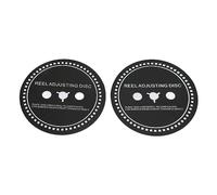 Asixxsix Nab Hub Adapters Spacer, 2PCS Silicone Reel Adjusting Disc for for Reel to Tape Recorder (0.8mm)