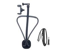 Asixxsix Neck Phone Holder, 360 Degree Rotation Bendable Silicone Tube POV Vlog Mount, Chest Mount with Multi Functional Modes for Bedroom Car Outdoor Recording