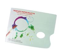 Asixxsix Oil Painting Tear Off Paper Palette 30 Sheets - Water Resistant Palette Paper - Compact Size Easy to Carry Ideal for Artists