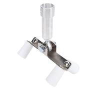 Asixxsix Outside Corner Bead Roller, PTFE Roller Stainless Steel Build Efficient Mud Squeezing Corner, Bead Tool with Coarse Thread Adapter for 1/2 Inch Threaded Extension
