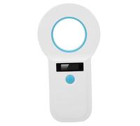 Asixxsix Pet Microchip Scanner, Rechargeable Handheld Reader with 128 Records Storage Animal Microchip Reader, Dog Chip Scanner with USB Charging for Small Animal Management and