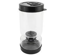 Asixxsix Pickle Jar with Strainer, Leakproof Glass Pickle Container Hourglass Pickle Separator Jar for Olive, Pickle Flip Jar, Pickle Strainer Storage Container, Glass Pickle Holder