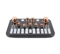 Asixxsix Podcast Soundboard Equipment Bundle, Bluetooth Voice Changer Mixer with Reverb Modes and Pitch Settings, for Live Streaming Recording Singing Gaming TikTok
