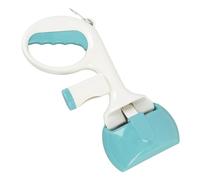 Asixxsix Pooper Scooper, Plastic Portable Pet Waste Picker for Small Medium Large Dogs, Durable Spring, Easy to Operate Practical Dog Poop Picker for Outdoor Walking Camping Picnic (Green)
