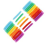 Asixxsix Pop Tubes, 30 Pcs Colorful Stretchable Bendable Sensory Toys, Fidget Toys with Tactile Auditory Stimuli for Kids Toddlers Adults ADHD Autism Stress Relief