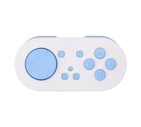 Asixxsix Portable Controller for Wireless Bluetooth Key Chain Sized Mini Controller with 14 Cool RGB Lighting Modes for Wins Android OS iOS (Blue)