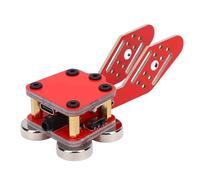 Asixxsix Portable CW Keyer, Double Paddle Morse Code Key Magnetic Automatic Keyer with 4 Nd Magnets, Universal 3.5mm Jack & Type C Interface, for HAM Radio Smartphones Computers