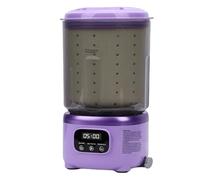 Asixxsix Portable Mini Washing Machine, 2L Underwear Washer, with Spin Cycles, 3000mAh Rechargeable Battery Deep Cleans Small Clothes for Apartment, Dorm, RV, Travel & Hotel Use (Purple)