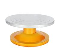 Asixxsix Pottery Wheel Turntable, 9.8 Inch Professional Sculpting Wheel Model Making Machine with Ball Bearings, Heavy Duty Manual Banding Wheel Art Supply for Clay Design, Cake Decorating