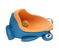 Asixxsix Potty Training Urinal for Boys, Wall Mounted Cute Frog Pee Training Children Urinal with Funny Aiming Target, Toilet Potty, Standing Toilet for Boys Kids (B)