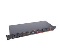 Asixxsix Power Sequencer Conditioner,High Definition Digital Display Rack Mount Power Conditioner Broad Equipment Compatibility Labor Saving Rack Mount Audio Supply Controller (UK Plug)