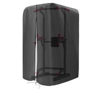 Asixxsix Protective Cover for Pull Up Bar Station, Water proof & Dust proof 420D Oxford Cloth, Gym Rack Cover for Squat Rack, Weight Lifting Rack, Home Gym Workout Equipment (L)