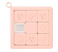 Asixxsix Puzzle Feeder, Food Reward System Adjustable Difficulty Levels Slow Feeder Bowl, Dog Enrichment Bowl with Brain Development Training for Dogs and Cats (Pink)
