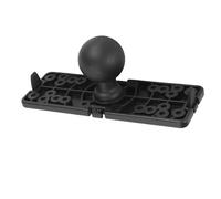 Asixxsix Ram Mount, Universal 1.5 Inch Ball Mount, Fish Finder Mounting Plate with Multiple Pre Drilled Holes for Boats