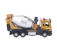 Asixxsix RC Cement Mixer Truck, 1/32 Scale Remote Control Construction Vehicle with 360 Degree Rotation Metal Mixing Cylinder for Boys and Girls Ages 6 to 9
