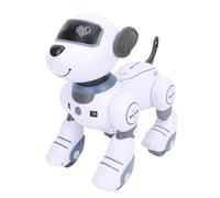 Asixxsix Remote Control Robot Dog Toy, Programmable Smart Robotic Stunt Puppy Imitates Animals Music Dancing Handstand Push-up Follow Functions for Boys Girls, with Remote Control