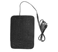 Asixxsix Reptile Heat Pad, USB PU Leather Terrarium Heat Mat Water proof Under Tank Heater Anti Scratch Under Tank Heat Pad, Pet Accessory for Reptiles, Tortoise, Turtle, Lizard, Frog (S)