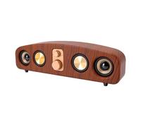 Asixxsix Retro Bluetooth Speaker, Wood Finishing