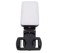 Asixxsix RGB Video Light, 5 Color Temperatures 10 Brightness Levels Portable LED Light, Selfie with Back Phone Clamp/Holder for Photography Video Content Creation