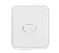 Asixxsix RJ45 Network Splitter Adapter Durable Construction Gigabit Network Switch 2 Port 10/100/1000Mbps 2 In 1 Out 1 In Out PoE Extender Switch for Data Enthusiasts ABS White