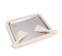 Asixxsix Rolled Ice Cream Maker, Stainless Steel DIY Ice Cream Roll Tray with 2 Scrapers, Machine for Soft Serve Slushies Yogurt and Family Fun Activities