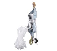 Asixxsix Rope Hoist Pulley System, 4400lbs Breaking Strength 2200lbs Rated Load 8:1 Mechanical Advantage Block and Tackle, Heavy Duty Pulley Block with 65ft Rope for Garage Warehouse