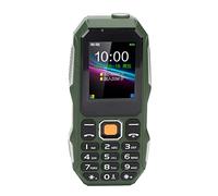 Asixxsix Rugged Phone, 1.8 Inch Big Buttons Unlocked Senior Cell Phone with Strong Flashlight Dual SIM Dual Standby Waterproof Phone 32MB +32MB 5800mAh Battery, Big Speaker (Army Green)