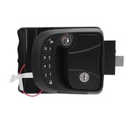 Asixxsix RV Door Lock, Keyless Entry Zinc Alloy Weatherproof RV Door Latch, Remote Control with Integrated Keypad Handle for Campers Trailers Motorhomes (Left Side)