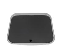 Asixxsix RV Sink, Compact 304 Stainless Steel Single Bowl Sink, Outdoor with Tempered Glass Lid and Accessories for RVs Camping Vehicles Boats Yachts Trailers