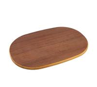 Asixxsix RV Table Top, 23.5x15.63x0.79 Inch One-Piece Solid Peach Wood Oval Table Top Particle Board Small Removable Replacement Countertop for Pontoon Boat Campers Motorhomes
