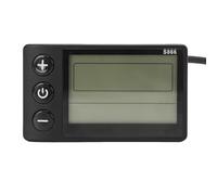 Asixxsix S866 E Bike LCD Display, 6 Pin Connector Real Time Speed Mileage Bike Computer, Cycling Computers with Large Clear Backlit Screen for 22.2mm Handlebar Electric Bikes