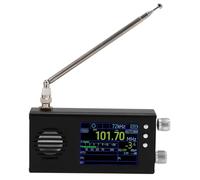 Asixxsix Shortwave Radio Receiver, Digital Radio with 3.2in LCD Display 5000mAh Battery TEF6686 Chip, Portable Radio for SW CB VHF UHF WX AIR LW MW SSB FM AM (Black)