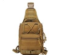 Asixxsix Shoulder Sling Bag, 20L Large Capacity Nylon Outdoor Chest Pack, Tactical Bag with Adjustable Shoulder Strap for Travel Cycling Fishing Hiking Camping (20L)