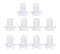 Asixxsix Silicone Cable Routing Kit for 16mm Antenna Cable Hole Cover Wall Grommets, Dependable and Neat Cable Arrangement, Ideal for Indoor and Outdoor Use (White)