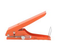 Asixxsix Single Hole Punch, 10mm Heavy Duty Hole Punch Handheld Paper Puncher with Labor Saving Design for Paper Chipboard Index Cards Card Inventory/Share Art Project
