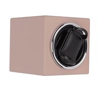 Asixxsix Single Watch Winder, Portable Self Winding Metal Watch Winder Box for Automatic Watches with Quiet Motor, Blue Background Light, Rotate Base, Adjustable Pillow
