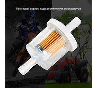 Asixxsix Small Engine Fuel Filters Durable and Reliable for 10pcs 1/4inch Plastic Mini Inline Fuel Gas Filters for Lawnmower Motorcycle