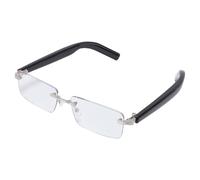 Asixxsix Smart Glasses, AI Real Time Video Translation with 5.3 Camera Touch Control for Travel Work Business, Lightweight Portable 100+ Languages 98% Accuracy (Black)