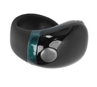 Asixxsix Smart Ring Counter, Large Key Precise Counting Rotatable Screen Double Tap Mobile APP Synchronization Digital Tasbih Counter Muslim Prayer Ring with Time Reminder for Prayer (Green)