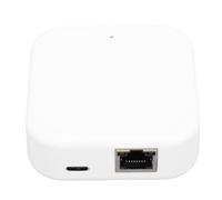 Asixxsix Smart WiFi Bluetooth Gateway, RJ45 Port for Stable Connection, with Remote Control Via Mobile App, Compatible with Smart Entry Locks and Speakers