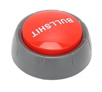 Asixxsix Sound Button Funny Buzzer for Study Office Home, ABS Material, 1x Sound Button, Great for Entertain Interactions, Pet Training, Lightweight and Compact