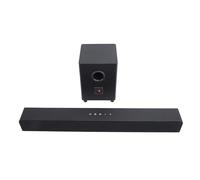 Asixxsix Soundbar with Subwoofer, 60W Total Output 5.0 Surround Sound System for TV PC Game, with Remote Control 3 EQ Modes, DTS Digital Surround, Home Theater System (UK Plug)