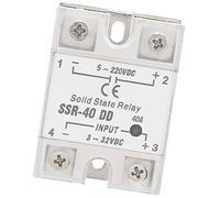 Asixxsix SSR-40 DD 40A High-Speed Solid State Relay For Industrial Automation Process, Ideal For Temperature Control, Suitable For CNC Machinery and Automation Fields