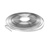 Asixxsix Stainless Steel Strapping Band Strap, 1/2in Width 0.02in Thickness 100ft Length Stainless Steel Strapping Tape for Heavy Duty, Heavy Load, Transportation Pallet Strapping