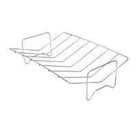 Asixxsix Stainless Steel Turkey Roasting Rack, BBQ Rib Rack for 9x13 Pan Oven Use, Cooking Racks for Smoking and Broiling Chicken, Bird, and Pork Tenderloin, Dishwasher Safe