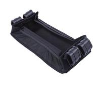 Asixxsix Stroller Snack Tray, Foldable Oxford Cloth Snack Tray with Cup Holder and Mesh Pockets, Universal Stroller Accessories for Kids Eating and Playing (S)